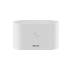 Difuzor de ulei esential cu flacara Flippy, aromaterapie, umidificator de aer, rezervor 180 ml, simulare efectelor de iluminare a flacarii, lumina veg foto