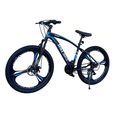Bicicleta Mountain Bike, schimbator Shimano, roti 26 inch, 21 viteze, frane pe disc, albastru foto