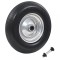 Gossi roata de roaba cu osie, 4.00-8, pu solid, 390 mm