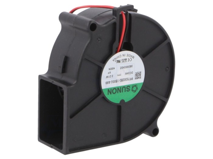 Ventilator blower 24V 75x75x30mm