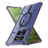 Husa Motorola Edge 60 Asteroid GSM Shockproof Clear Silicone MagSafe, fumuriu