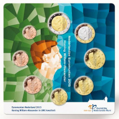 OLANDA 2015 - Set monetarie Euro 1cent-2 euro fdc/ blister