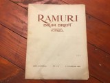 Revista Ramuri Drum Drept anul XVIII nr 1-2 / 1-15 ianuarie 1924 !