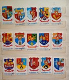 Romania 1976 1977 Stemele judetelor 48 Timbre Stampilate