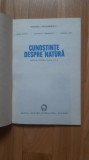 Cunostinte despre natura . Manual pentru clasa a IV-a (1990) de biologie