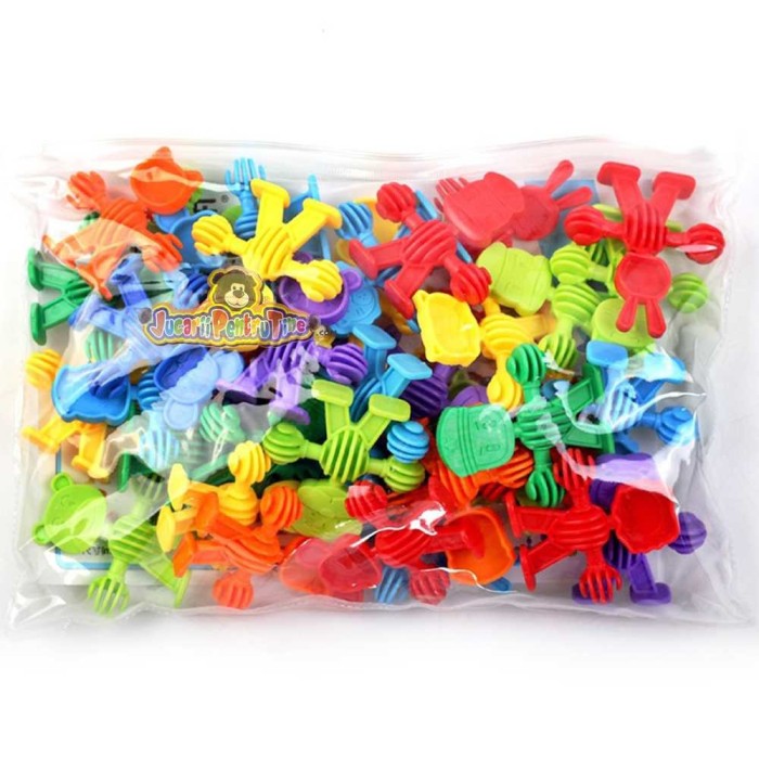 Set de Constructie Omuleti, 34 piese