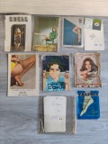 Lot 8 ambalaje și plicuri vechi ciorapi perioada comunistă RSR - Adesgo, Cora, Micromes