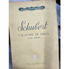 Partitura, Calatorie de iarna, 24 de lieduri - Schubert