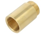 Prelungitor rotund GEBO 50mm, filet G1, cod 500-50-06BR - Term. &icirc;mbinare tată-mamă