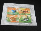 India 2006 &ndash; Coliță &bdquo;Endangered Birds of India&rdquo; 4 Timbre 5.00 ₹ MNH Păsări Rare -A61, Stampilat