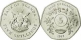 Uganda 1987 - 5 shillings UNC