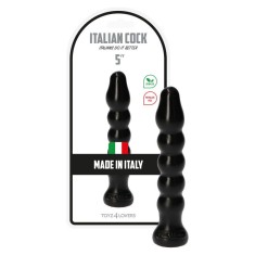 Dildo Anal Toyz4Lovers "Gaio Black" 13 cm - Negru##