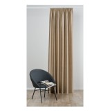 Draperie Mendola Fabrics, model Tempera, Axioma, catifea, bej, semiopac, H 280 cm
