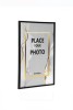 Rama Foto Decorativa Neagra 30x42cm, Oem