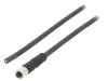 Conector M5 mamă 4 pini aurit IP67 60V