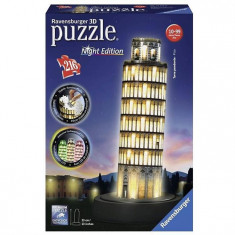Puzzle Ravensburger Leaning Tower Of Pisa Night Edition 3D 216 Pcs foto