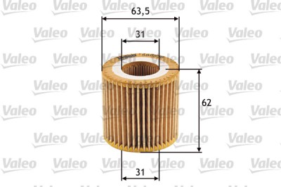 VALEO 586536 Filtru ulei foto