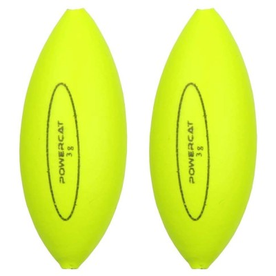 Plute Monturi Somn Nevis Powercat Micro U-Float, Galben, 1.5g, 2buc/pac foto