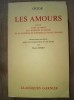 Les amours. L&#039;art d&#039;aimer. Les remedes d&#039;amour. De la maniere de soigner le visage feminin- Ovide