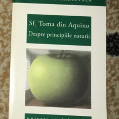 Despre principiile naturii catre fratele Silvestru / Sfântul Toma din Aquino