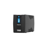 Cumpara ieftin UPS 700VA/400W LCD Line Interactive AVR 2 schuko USB Management TED Electric TED003959