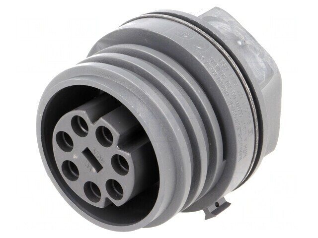 Conector Circular Soclu Mamă 7 PIN Alamă