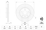BOSCH 0 986 479 644 Disc frana