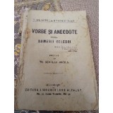 D Vorbe și Anecdote Biblioteca pentru Toți