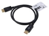 Cablu DisplayPort Goobay 1m negru, mufă la ambele capete, compatibil 4K HDR 8K UHD