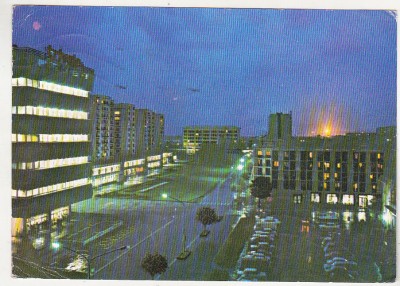bnk cp Pitesti - Vedere din centru - circulata - marca fixa foto