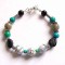 Bratara labradorit, onix, agate, crisocolla si lava, bratara femei 32148