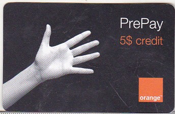 bnk card Romania - Orange - 5 $ - 12/06 - RO-ORA-REF-0002-0612C