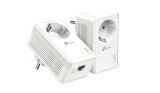 KIT ADAPTOR POWERLINE TP-LINK tehnologie AV, AV1000, pana la 1000Mbps, 1 port Gigabit, priza AC, 2buc. &quot;TL-PA7017P KIT&quot; (timbru verde 2 lei)