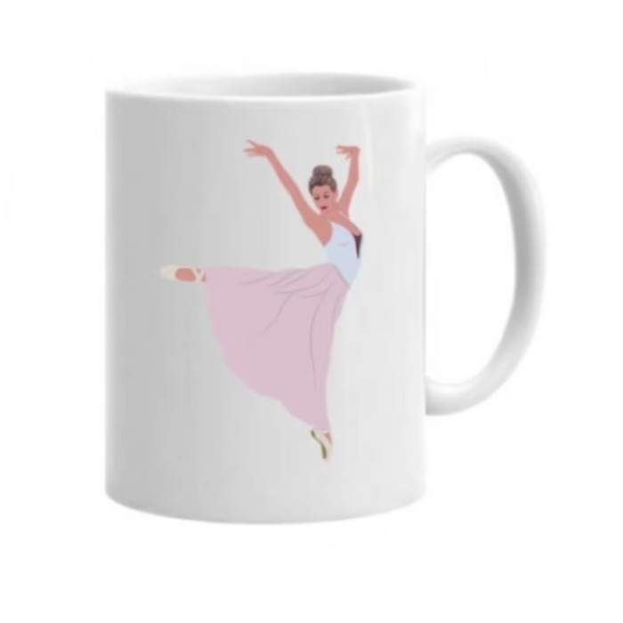 Cana alba personalizata, &quot;Cea mai tare balerina &quot; 3, INOVATIX&reg;. 330ml