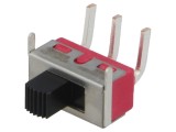 Comutator Glisant Pozitie 2 SPDT 3A 250VAC 6A 28VDC ON-ON THT