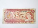 Canada 2 Dollars 1974,bancnota din imagini(uzata) la cel mai mic pret