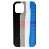 Husa Silicon Woven Texture iPhone 12 Pro Max - Storm - Protectie Premium, Calitate Top