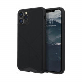 Cumpara ieftin Husa Cover TPU-Textil Uniq Rigor pentru iPhone 11 Pro Max UNIQ-IP6.5HYB(2019)-TRSFBLK Negru