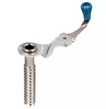 Șurub Gheață Alpinism Singing Rock Quickspin 12cm Oțel Cromat Durabil Ușor