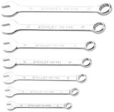 Set 7 chei combinate Stanley 12 puncte, 8-19 mm, unghi 15&deg;