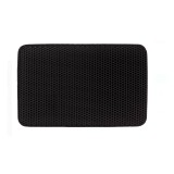 Covoras toaleta pentru Pisica, 58 x 37 cm, Negru