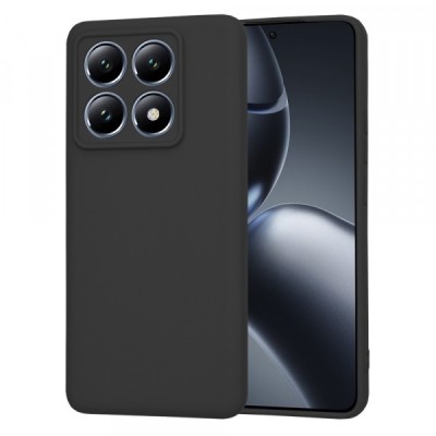 Husa pentru Xiaomi 14T Pro, Techsuit, SoftFlex, Neagra foto