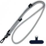 Snur pentru Telefon - Techsuit Rope Crossbody Strap (RCS1-18) - Cloud Gray