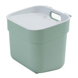 Cos gunoi Curver Ready to Collect 251948, plastic, forma dreptunghiulara, verde, cu capac, 5 L