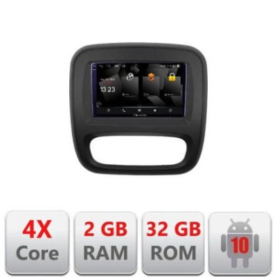 Navigatie Renault Trafic 2014-2017 5230-rt09 Android Ecran 720P Quad Core 2+32 carplay android auto v2 CarStore Technology foto