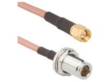 Cablu AMPHENOL RF SMA tată drept - N mamă 1m 50&Omega; 095-902-530M100
