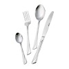 Set Tacamuri Bohmann 24 Piese Otel Inoxidabil Argintiu - Furculite, Cutite, Linguri, Lingurite