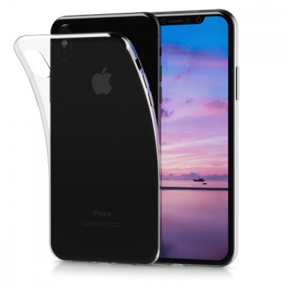 Husa pentru Apple iPhone X / iPhone XS, Silicon, Transparent, 42500.03 foto