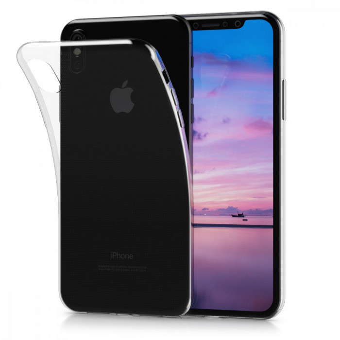 Husa pentru Apple iPhone X / iPhone XS, Silicon, Transparent, 42500.03