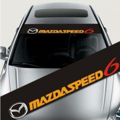 Sticker parasolar auto MAZDASPEED (126 x 16cm)